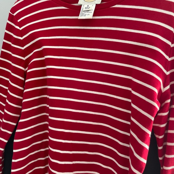 Talbots crewnecked long sleeved cotton tees NWOT - Picture 4 of 6